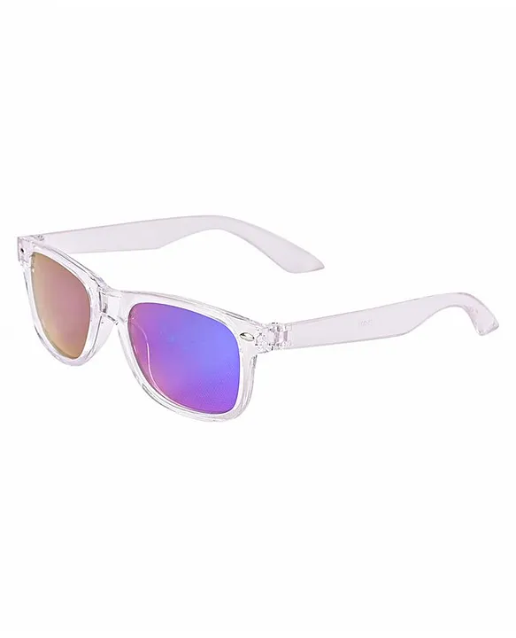 Buy ARZONAI Stag Wayfarer White-Transparent UV Protection Sunglasses |Frame  For Men & Women [MA-410-S5 ] at Amazon.in