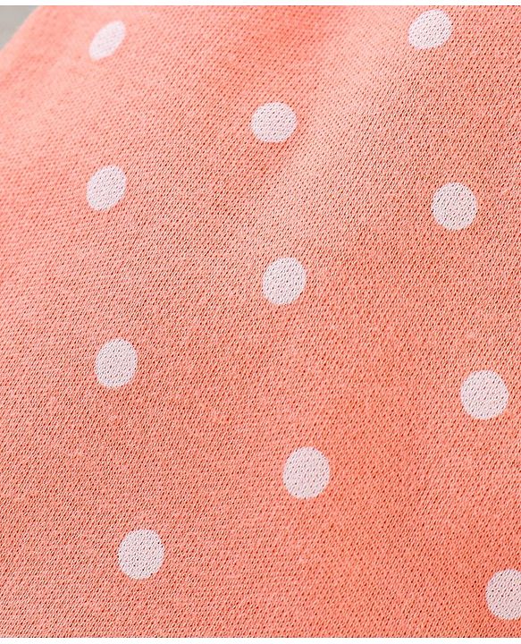 Babyhug Cotton Diaper Pants Striped & Printed Pack of 3 - Peach Blue & Pink
