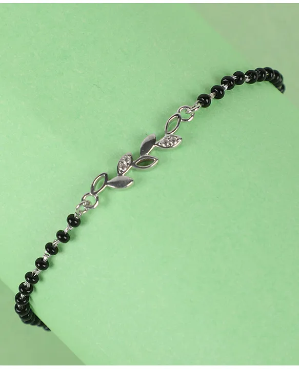 Buy Om Carved on Black Beaded Bracelet Online | Satvikstore.in –  satvikstore.in