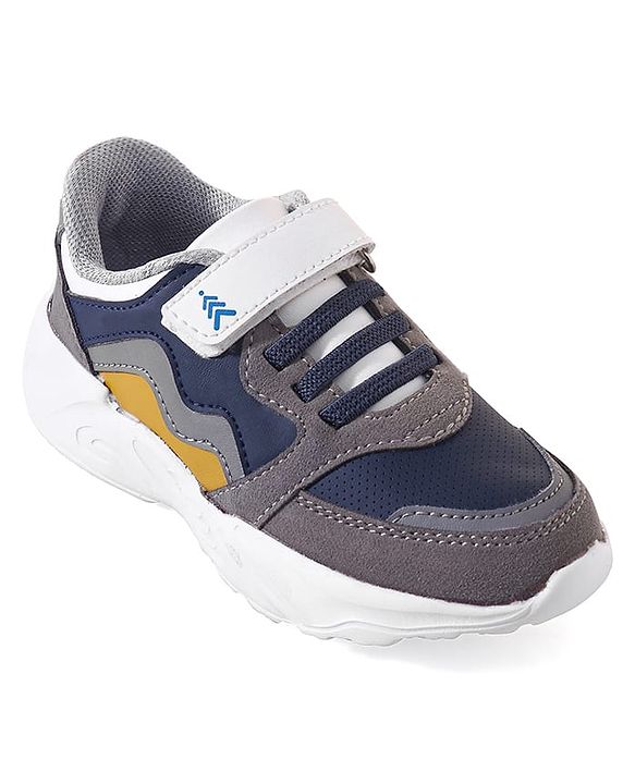 Pine Kids Sneakers Shoes With Velcro Closure - Grey