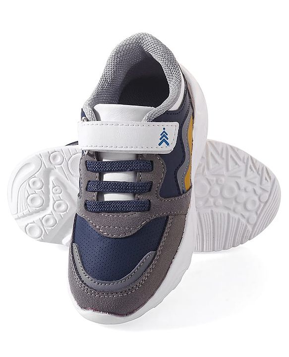 Pine Kids Sneakers Shoes With Velcro Closure - Grey