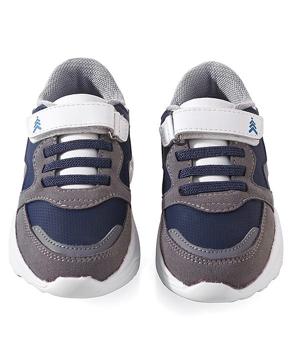 Pine Kids Sneakers Shoes With Velcro Closure - Grey