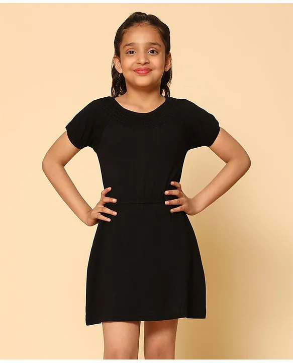 Buy Baby Girls Half Sleeve A-line Dresses Kids Summer Sundress One-piece  Dress Skirt Online at desertcartINDIA