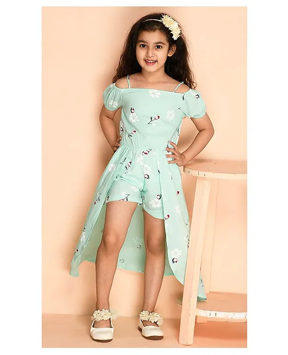 Half shoulder clearance dress for kids