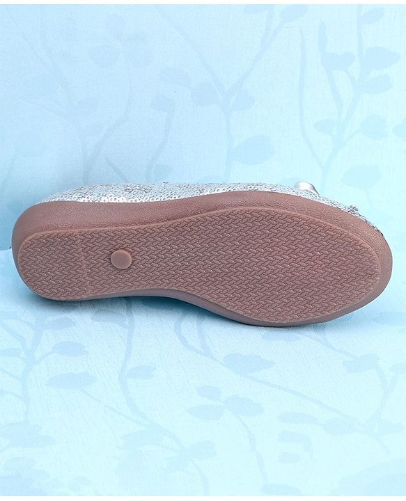 Pine Kids Slip On Bellies with Sequin Detailing - Silver