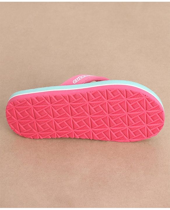 Cute Walk by Babyhug Slip On Flip Flops with Minnie Mouse Print - Pink