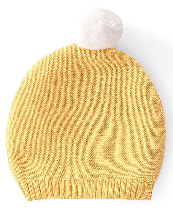 Babyhug Organic Cotton Full Sleeves Striped Baby Sweater Set with Cap - Multicolor