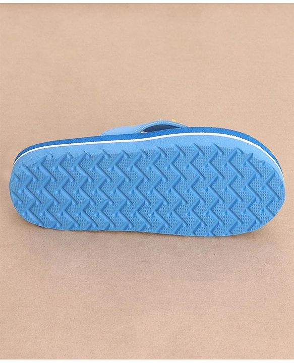 Cute Walk by Babyhug Flip Flops Monster Print - Blue