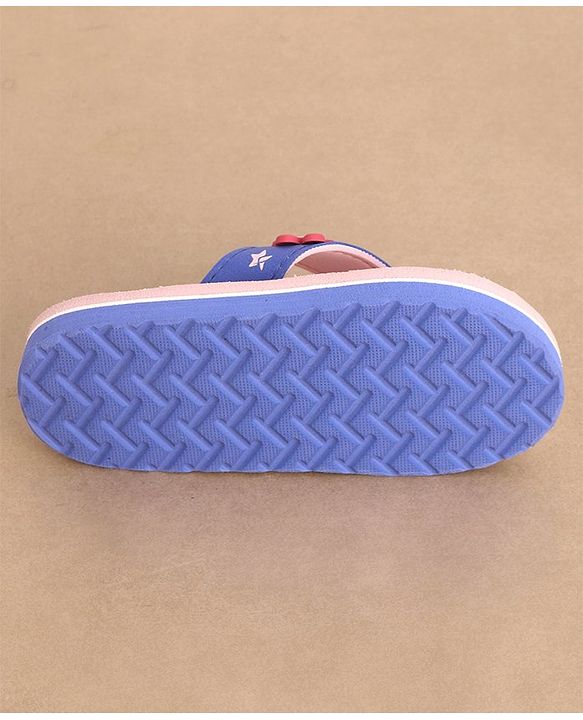 Cute Walk by Babyhug Slip On Style Flip Flops Floral Graphics and Applique - Light Pink