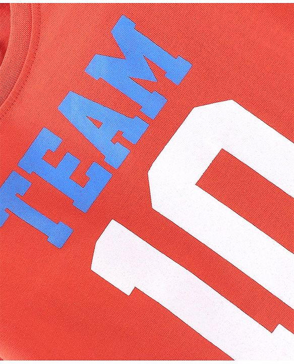 Babyhug 100% Cotton Jersey Knitted Full Sleeves T-Shirts Text Print Pack of 5 - Multicolour