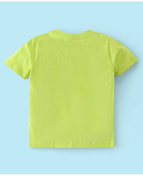 Babyhug 100% Cotton Jersey Knit Half Sleeves T-Shirts Beach Print Pack of 7 - Multicolour