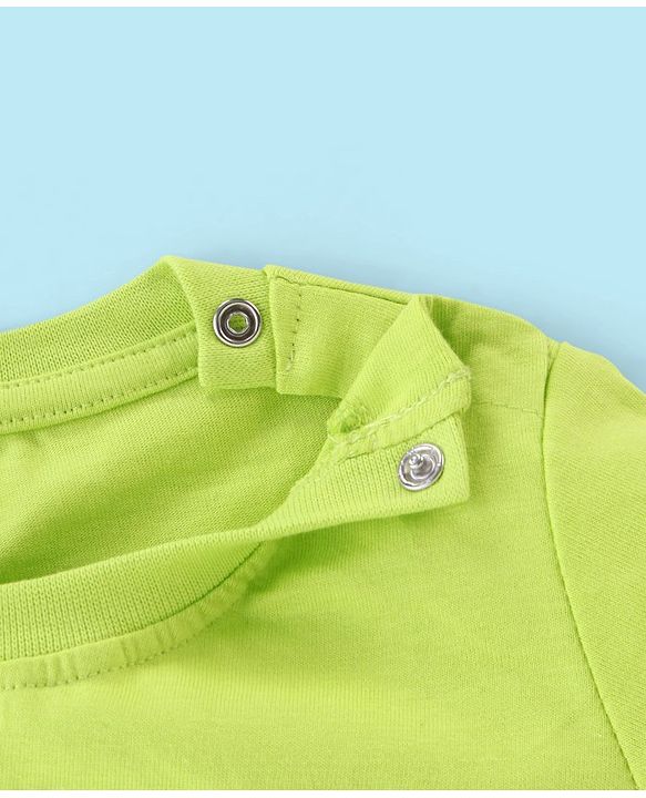 Babyhug 100% Cotton Jersey Knit Half Sleeves T-Shirts Beach Print Pack of 7 - Multicolour