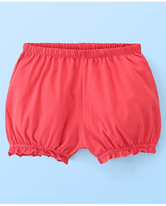 Pine Kids Cotton Anti Bacterial  Bloomers Solid & Dot Print Pack Of 3 - Pink Blue & White