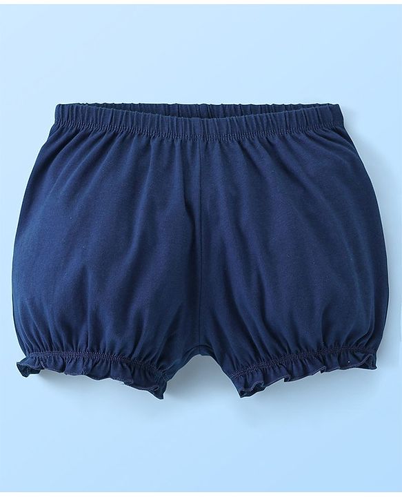 Pine Kids Cotton Anti Bacterial  Bloomers Solid & Dot Print Pack Of 3 - Pink Blue & White