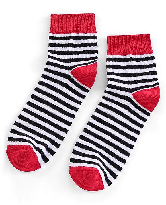 Pine Kids Ankle Length Socks Logo Print Pack Of 3 (Colour May Vary)