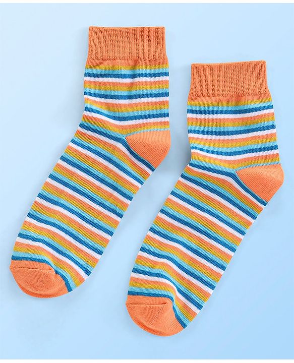Pine Kids Ankle Length Socks Logo Print Pack Of 3 (Colour May Vary)