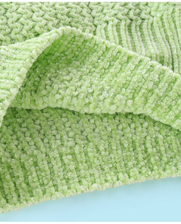 Babyhug Knit Full Sleeves Sweater with Cable Knit Design - Green