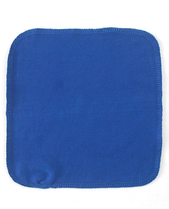 Babyhug Cotton Knit Wash Cloth Solid Colour Pack of 6 - Multicolour