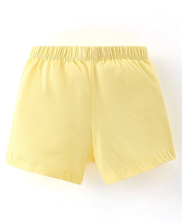 Babyhug 100% Cotton Briefs Striped & Tiger Print Pack of 3 - Blue & Yellow