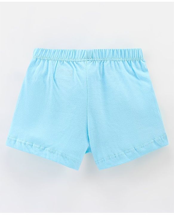 Babyhug 100% Cotton Knit Briefs Stripes & Jungle Print Pack of 3 - Green & Blue