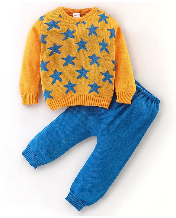 Yellow on sale sweater set