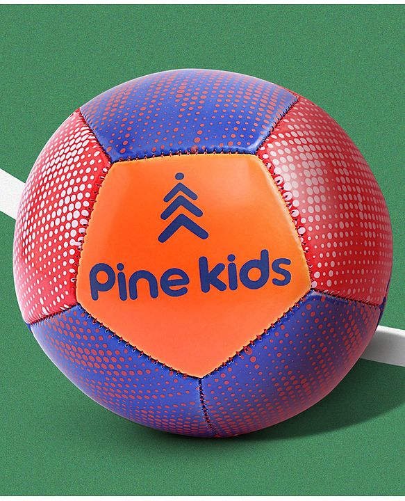 Pine Kids Junior Size -2 Football - Multi Colour | High-Quality Stitched Soccer Ball for Boys & Girls | Ideal for Training, Match Play & Practice