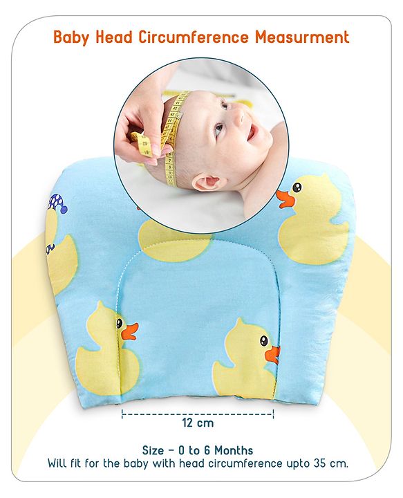 Babyhug Cotton Bedding Set with Mosquito Net Duck Print- Blue