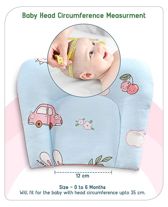 Babyhug Cotton Bedding Set with Mosquito Net Duck Print- Blue