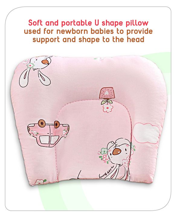 Babyhug Cotton Bedding Set with Mosquito Net Duck Print- Blue