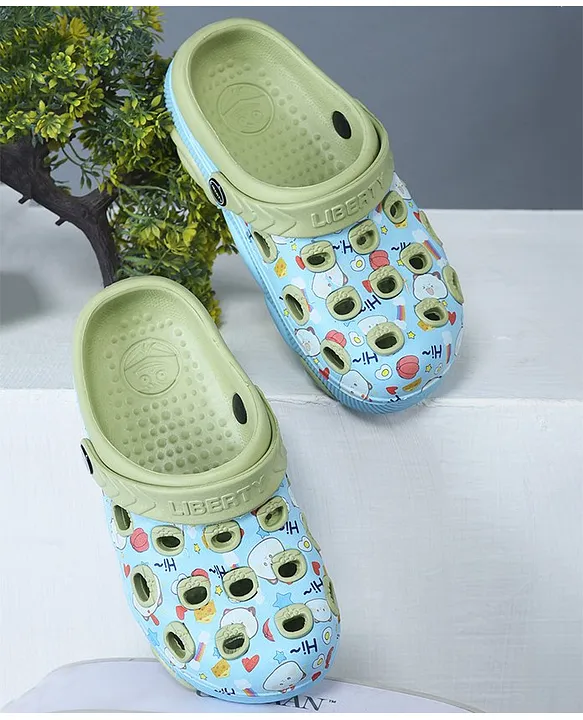 Buy LIBERTY Perforated Abstract Play Theme Printed Clogs Blue for Both 6 7 Years Online Shop at FirstCry 13855514