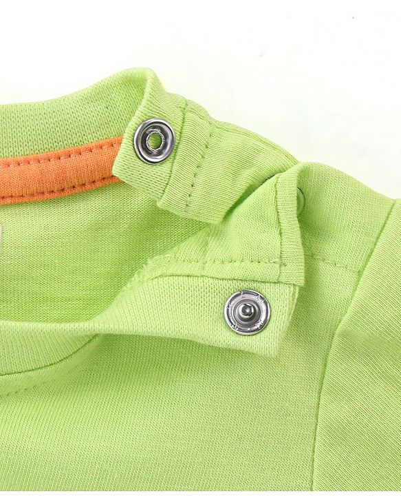 Babyhug Cotton Half Sleeves T-Shirt Stripes & Football Print Pack of 5- Green Grey & Blue
