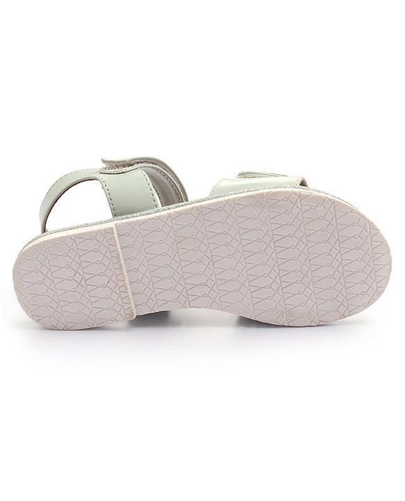 Pine Kids Velcro Closure Sandals with Heart Patch - Blue