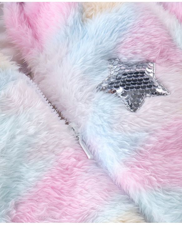 Babyhug Full Sleeves Winter Wear Tie Dye Hooded Romper - Pink Blue & White