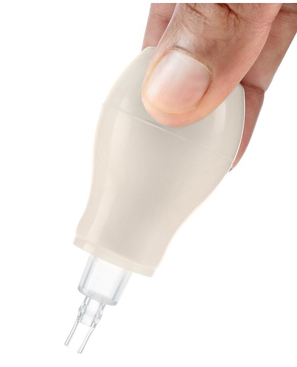 Babyhug Silicone Nasal Aspirator - Beige