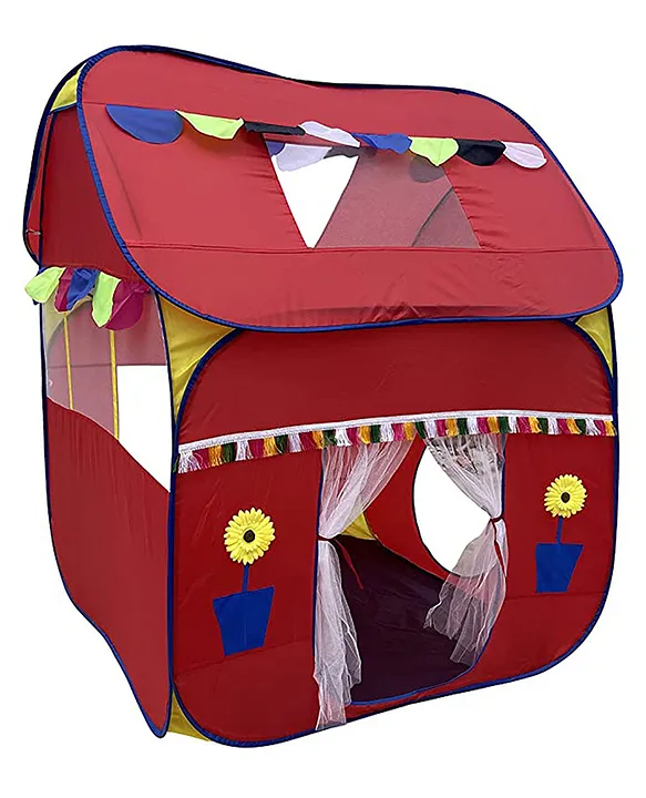 Homecute Foldable Hut Type Kids Play Tent House Red Online India