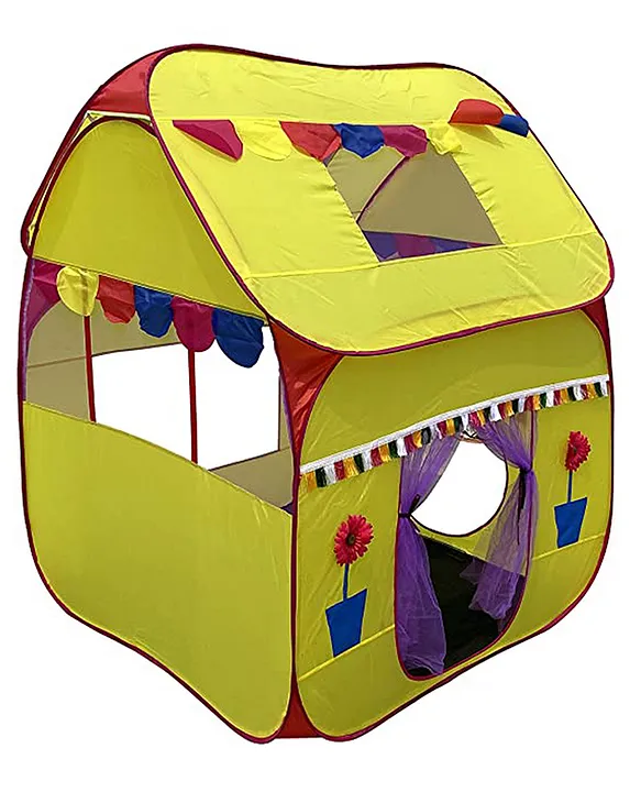 Homecute Foldable Hut Type Kids Play Tent House Yelloe Online