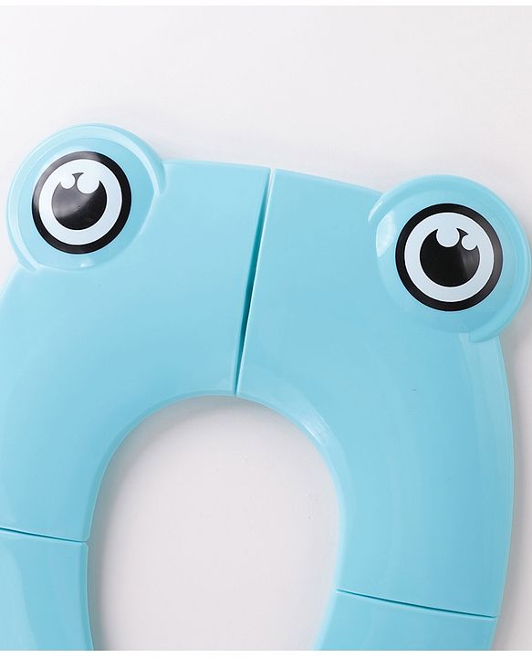 Frog Shaped Foldable Potty Seat Cover - Blue