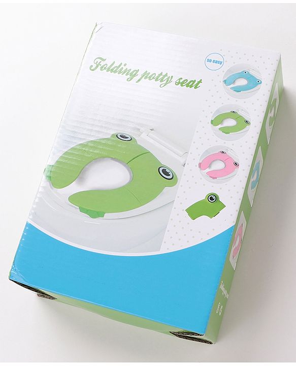 Frog Shaped Foldable Potty Seat Cover - Blue