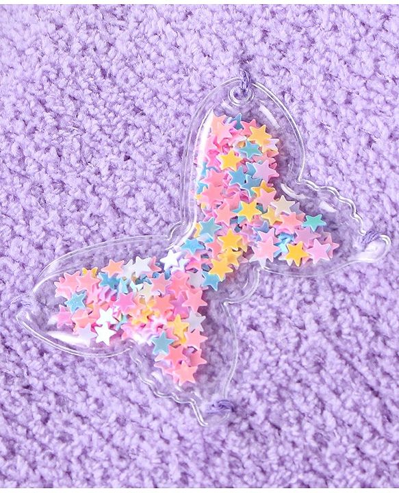 Babyhug Full Sleeves Solid Sweater With Butterfly Badge- Lavender