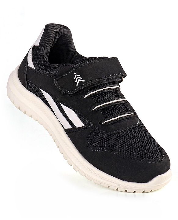 Pine Kids Velcro Closure  Sneakers - Black