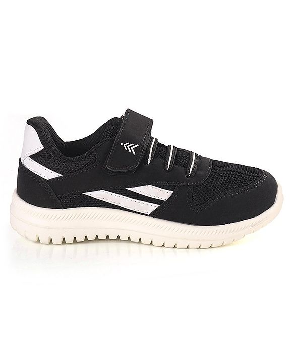 Pine Kids Velcro Closure  Sneakers - Black