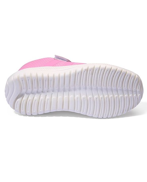 Pine Kids Textured Velcro Closure Sneakers - Pink