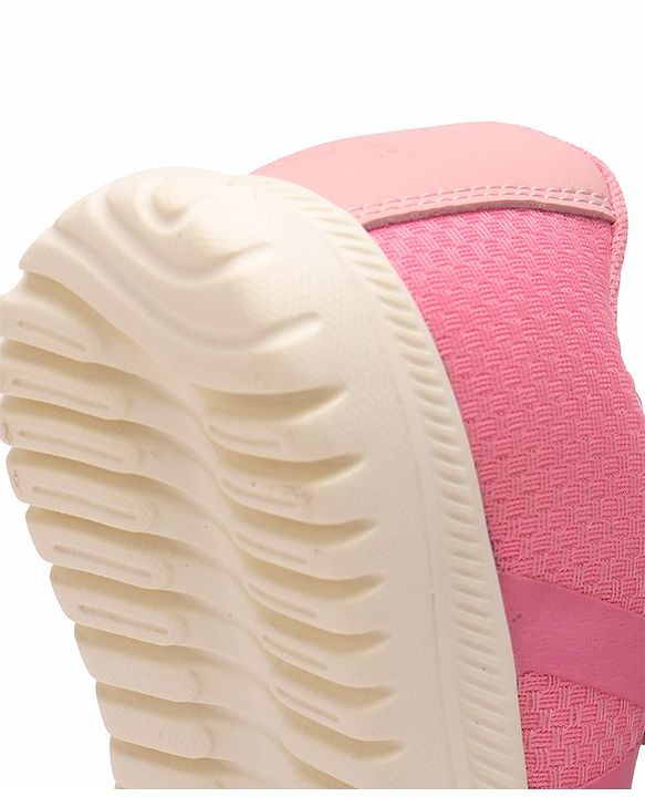 Pine Kids Textured Velcro Closure Sneakers - Pink