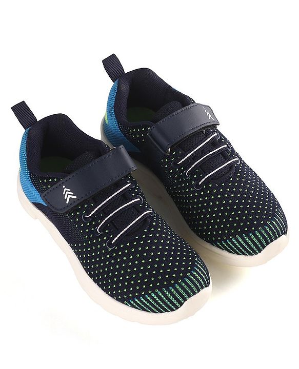 Pine Kids Lace Detailing Velcro Closure Sneakers - Blue