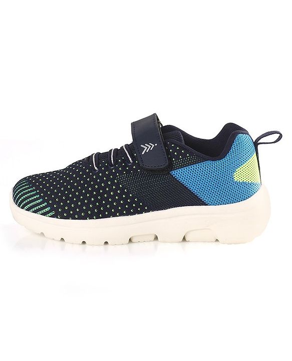 Pine Kids Lace Detailing Velcro Closure Sneakers - Blue