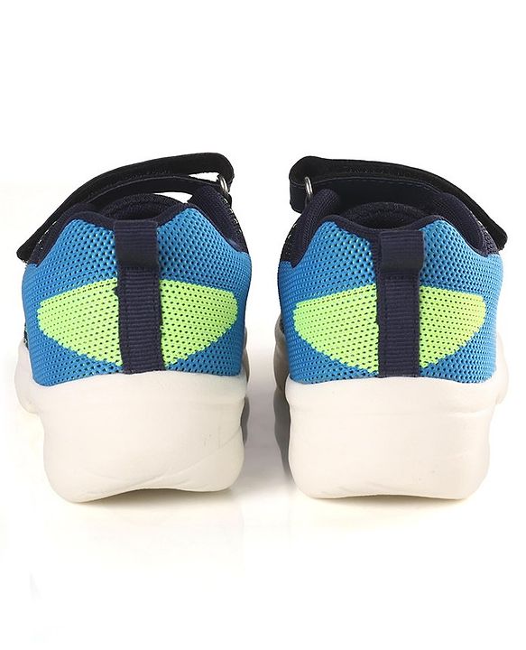 Pine Kids Lace Detailing Velcro Closure Sneakers - Blue