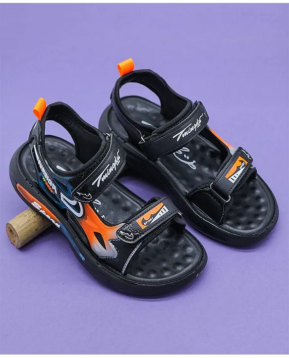 Buy Leather Shoe-Style Sandals with Velcro Closure Online at Best Prices in  India - JioMart.