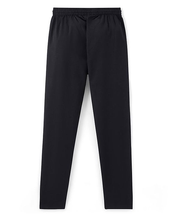 Pine Kids Cotton Solid Full Length Pyjama - Black