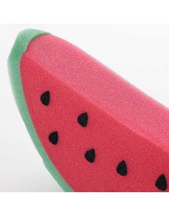 Watermelon Shaped Bath Sponge- Red
