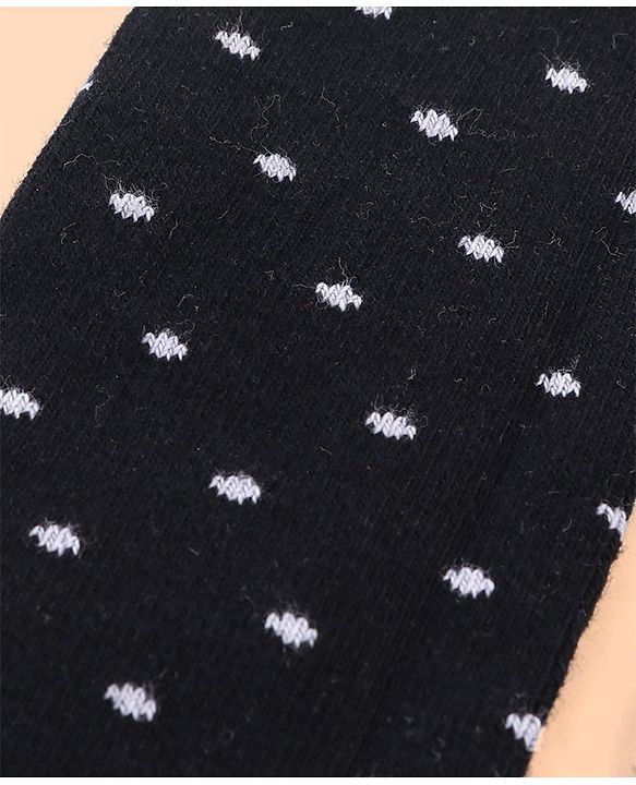 Pine Kids Knee Length Socks with Antimicrobial Finish Dotted Design Pack of 3 (Color May Vary)